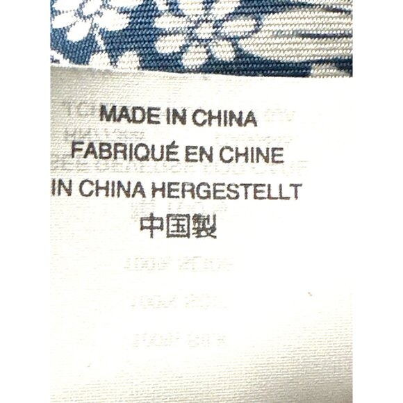 Abigail Borg Botanical Print Size 0 for  J Crew Navy Floral Silk Dressy Tank Top - Picture 9 of 13